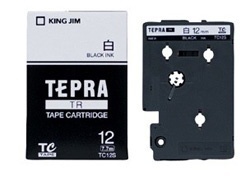 キングジム テプラ PROテープ ラベルライター用テープ 〔幅：12mm〕 20個入り SS12K-20 ホワイト(白) - 1