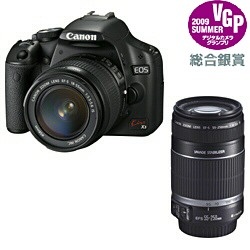 Canon EOS Kiss X3 ダブルズームキットカメラ