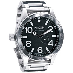 【販売時間】ニクソン ブラック 新品 51-30 NA057000-00 NIXON A057-000 並行輸入品 TIDE: 腕時計 未使用 BLACK タイド: 51-30 A057000 51-30