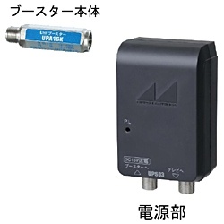 地上デジタル放送対応UHFコンセントブースター VRC203 日本アンテナ