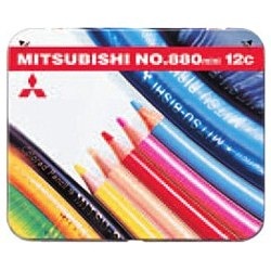 色鉛筆 880 ミニ12色セット K880M12CPN 三菱鉛筆｜MITSUBISHI PENCIL 通販