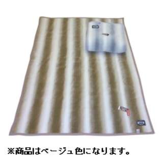 极光印刷新梅椰毯子(单人尺寸/140×200cm/浅驼色)