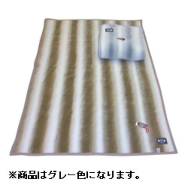 极光印刷新梅椰毯子(单人尺寸/140×200cm/灰色)_1