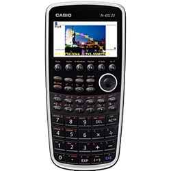 カシオ カラーグラフ関数電卓 10桁 ブラック FX-CG20-N