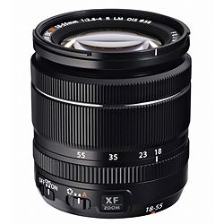 カメラレンズ XF18-55mmF2.8-4 R LM OIS FUJINON（フジノン） ブラック [FUJIFILM X /ズームレンズ]