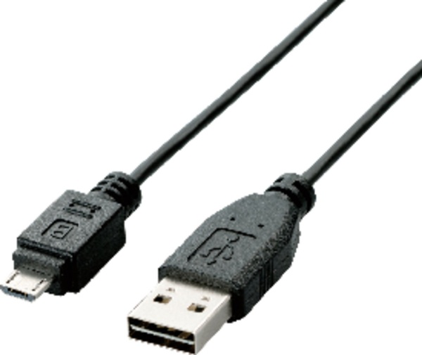 1.0m USB2.0֥ AۢΡmicroB [ξޤ] ʥ֥å U2C-DAMB10BK