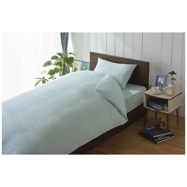 [被褥床罩]棉梅椰/双重纱布(可两面用的类型)大王长尺寸(棉100%/230×230cm/蓝色)_1