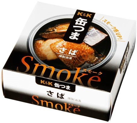 50g【おつまみ・食品】　缶つま　缶つま　KK　Smoke　さば　通販