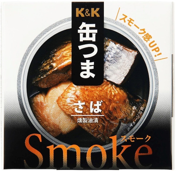 50g【おつまみ・食品】　缶つま　缶つま　KK　Smoke　さば　通販