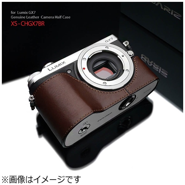 本革カメラケース 【パナソニック LUMIX GX7用】（ブラウン） XS