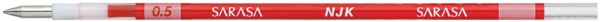 ZEBRA 【新品】(業務用3セット) ZEBRA ゼブラ ボールペン替え芯/リフィル 【0.5mm/赤 10本入り】 ゲルインク RNJK5-R