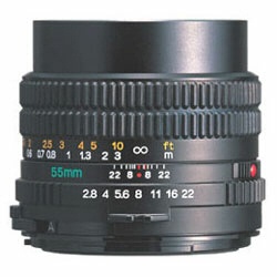 カメラレンズ C 55mm F2.8N 永遠の定番 単焦点レンズ 新しく着き