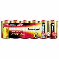 LR14XJ/6SW 単2電池 [6本 /アルカリ] パナソニック｜Panasonic 通販 | ビックカメラ.com