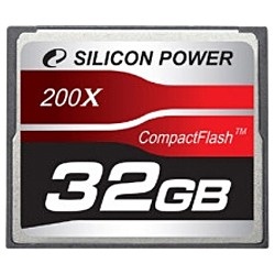 【新品訳あり(箱きず・やぶれ)】 Silicon Power　コンパクトフラッシュ　SP032GBCFC1K0V10　32GB32GB□新品未開封