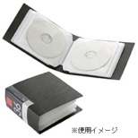 支持DVD/CD的文件包书籍型36张收藏黑色BSCD01F36BK