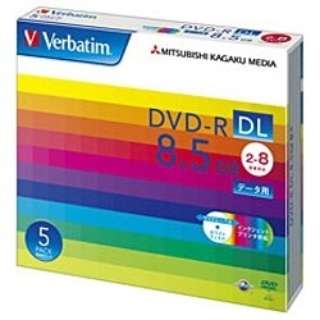 データ用DVD-R ホワイト DHR85HP5V1 [5枚 /8.5GB /インクジェットプリンター対応]