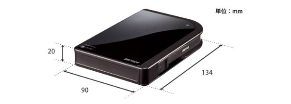 HDS-PXV500U2J 外付けHDD ブラック [500GB /ポータブル型]