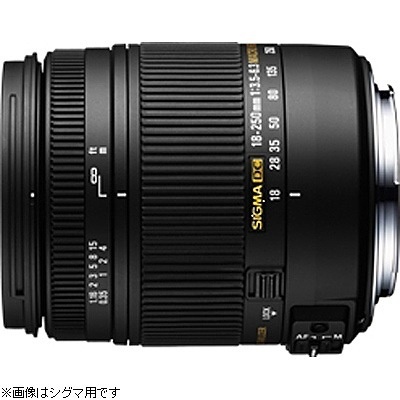 カメラレンズ 18-250mm F3.5-6.3 DC MACRO OS HSM APS-C用 ブラック [キヤノンEF /ズームレンズ]