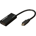 mmicro USBnMHLϊA_v^ 16cmE imicro USB IX  HDMI TypeA X / [dpmicro USB Xj ubN GH-MHL-HDMIK [1|[g]