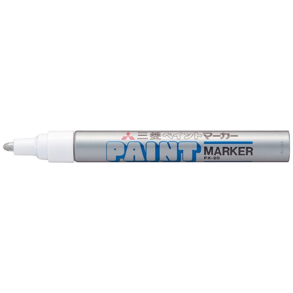 PAINT MARKER(ペイントマーカー) 油性マーカー 中字丸芯 銀 PX20.26