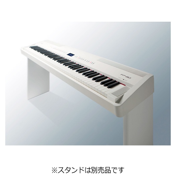 格安100%新品ROLAND FP-80-WH 電子ピアノ 88鍵盤 スタンド付き キーボード ローランド 中古 直 W6474288 ローランド