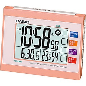新品CASIOウエーブセプター・ピンク＆置時計時計
