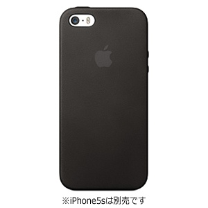 【純正】 iPhone SE（第1世代）4インチ / 5s / 5用　レザーケース ブラック　MF045FE/A