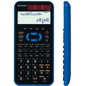 スタンダード関数電卓 ピタゴラス ブルー EL-509M-AX [10桁] シャープ｜SHARP 通販