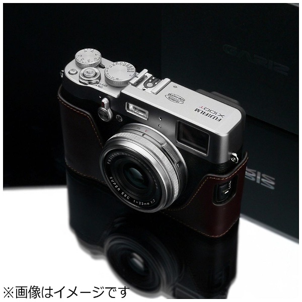 本革 富士フイルム FUJIFILM XT100用 本革カメラケース ブラック
