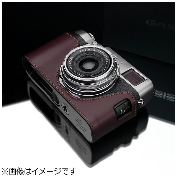 本革 富士フイルム FUJIFILM XT100用 本革カメラケース ブラック