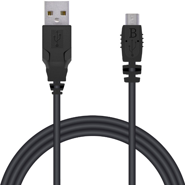 USB2.0ケーブル micro-Bタイプ  for PlayStation4 1m ブラック GM-U2CAMB10BK