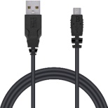 USB2.0电缆micro-B型for PlayStation4 1m黑色GM-U2CAMB10BK
