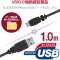 USB2.0ケーブル micro-Bタイプ  for PlayStation4 1m ブラック GM-U2CAMB10BK_2