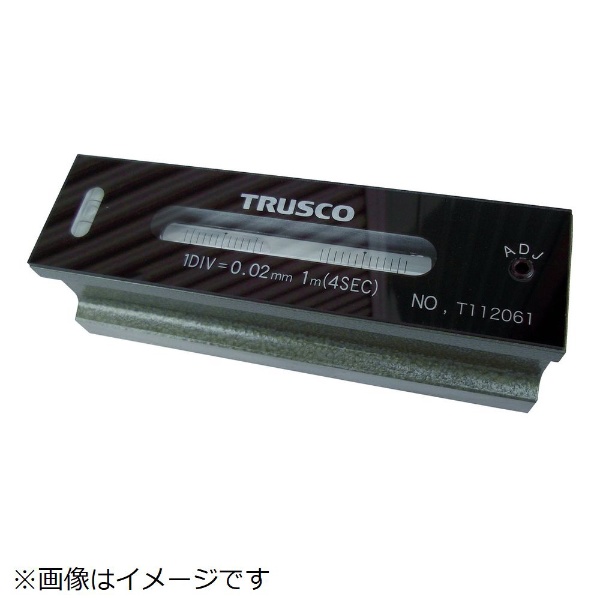 トラスコ中山/TRUSCO 平形精密水準器 B級 寸法200 感度0.05 TFLB2005