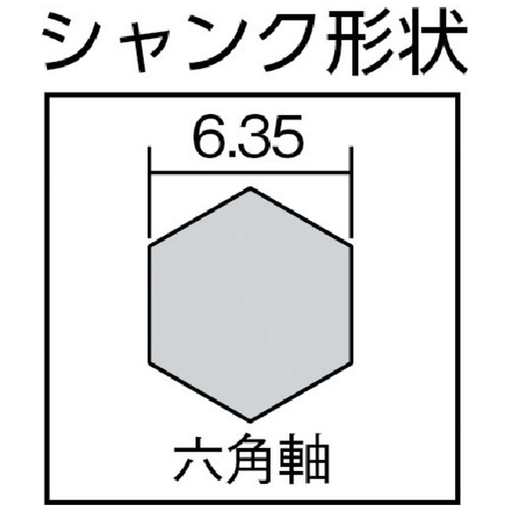 スパイラルステージドリル（ノンコートタイプ） LBH521SPN