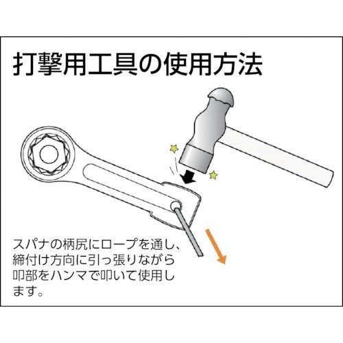 打撃めがねレンチ71mm DR0071 旭金属工業｜ASAHI TOOLS 通販
