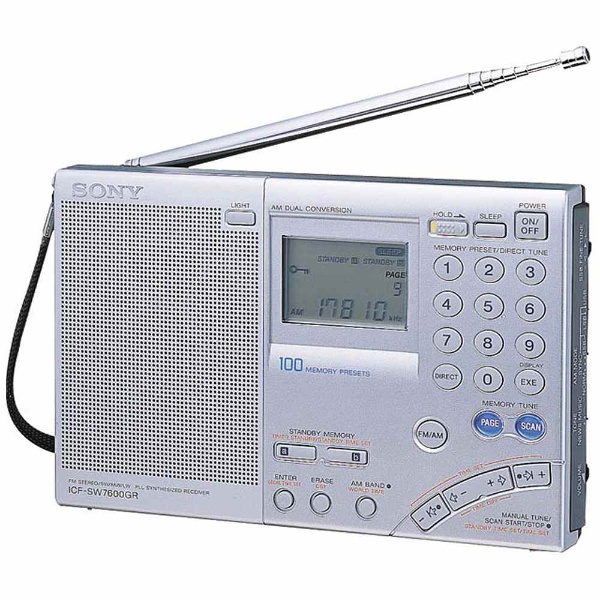 ICF-SW7600GR 携帯ラジオ [AM/FM/短波/長波 /ワイドFM対応] ソニー