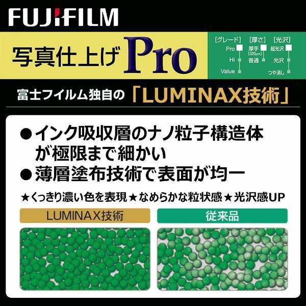 画彩” 写真仕上げ Pro （Lサイズ・100枚） WPL100PRO 富士フイルム｜FUJIFILM 通販