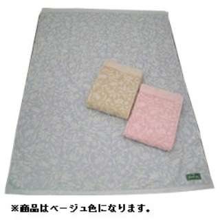 提花机编织毛巾被(单人尺寸/140×200cm/浅驼色)