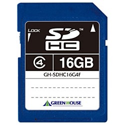 SDHCカード ●日本正規品● GH-SDHC16G4F Class4 春の新作続々 16GB