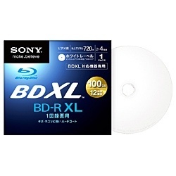 録画用 BD-R XL 2-4倍速 100GB 1枚【インクジェットプリンタ対応】BNR3VAPJ4 ソニー｜SONY 通販