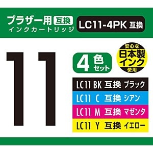 PP-BLC11-4P 互換プリンターインク 4色セット PPC｜ピーピーシー 通販