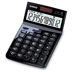 デザイン電卓 ブラック JF-Z200-BK-N [12桁] カシオ｜CASIO 通販 | ビックカメラ.com