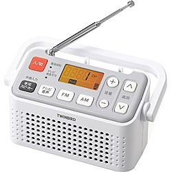 AV-J125 携帯ラジオ ホワイト [テレビ/AM/FM] ツインバード｜TWINBIRD