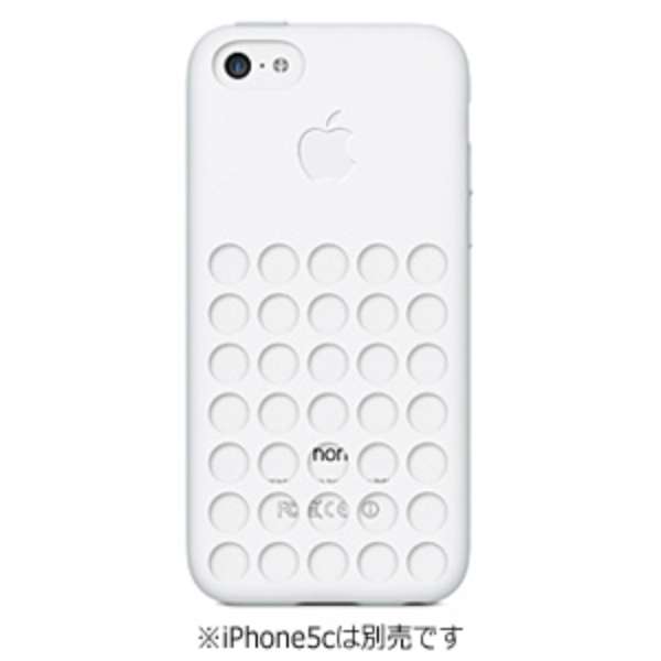 [纯正] 供iPhone 5c使用的硅包(白)_1