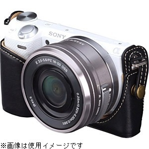カメラ デジタルカメラ 本革ボディケース【SONY α NEX-5T / NEX-5R専用】（ブラック） DBC 