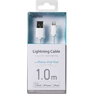 iPad^iPad mini^iPhone^iPodΉ@Lightning|USBP[u [dE] i1.0mEzCgj@MFiF؁@LHC-UALO10WH