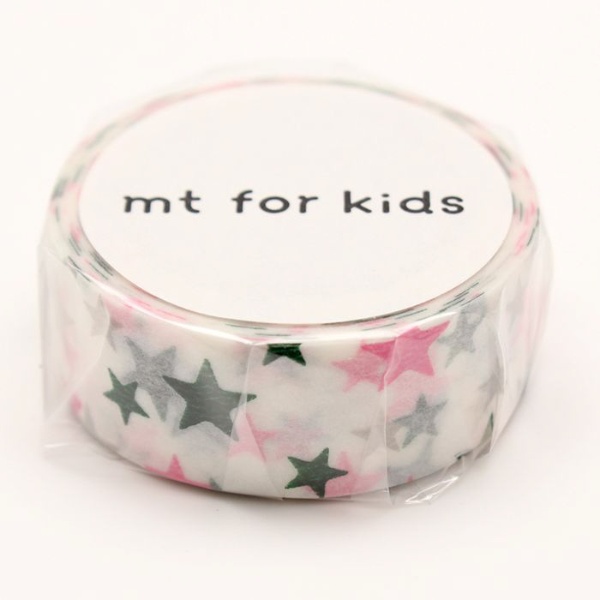mt for kids 【残りわずか】 マスキングテープ 信憑 星 モチーフ MT01KID006