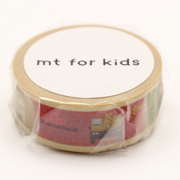 mt for kids マスキングテープ（乗り物テープ） MT01KID012 カモ井加工