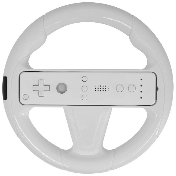 Wiiリモコン用 ハンドルアタッチメントD（ホワイト）【Wii U/Wii